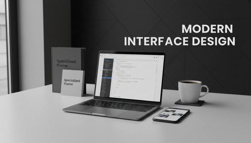 Modern website displaying Windows 7 wallpapers with responsive design elements