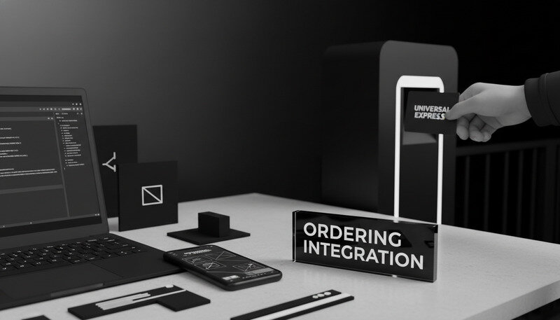 Universal Express Pass card being scanned at attraction entrance