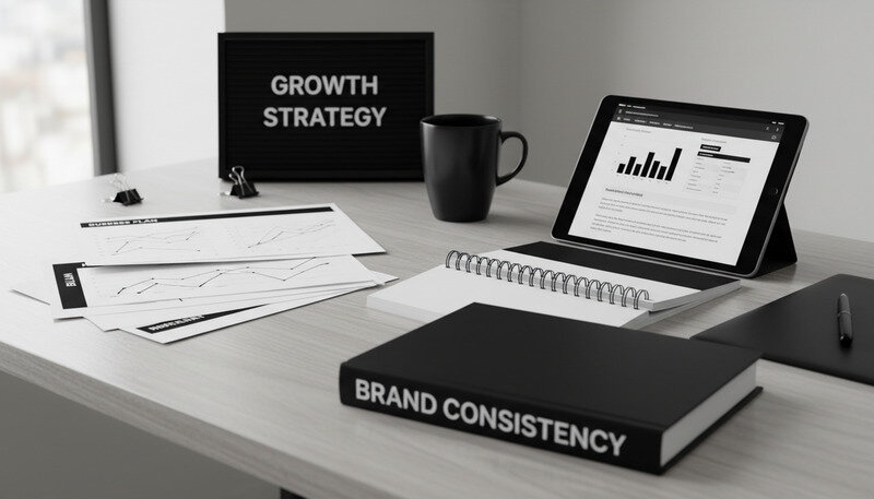 Common responsive design errors shown on mobile device with poor navigation and tiny text