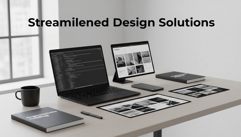 Canva's template library showing various website design options