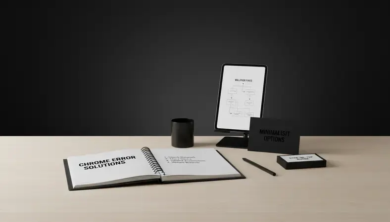 Chrome error messages and solutions for common wallpaper problems