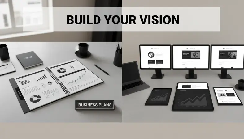 Side-by-side screenshots of Wix, WordPress, and Squarespace interfaces